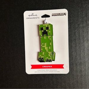 Minecraft Creeper Hallmark Christmas Tree Ornament Holiday Hanging Decor Gaming